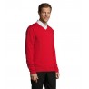 Sol's - Pull col v homme GALAXY MEN - Rouge
