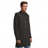 Neoblu - Manteau long softshell homme ACHILLE MEN - Noir Profond