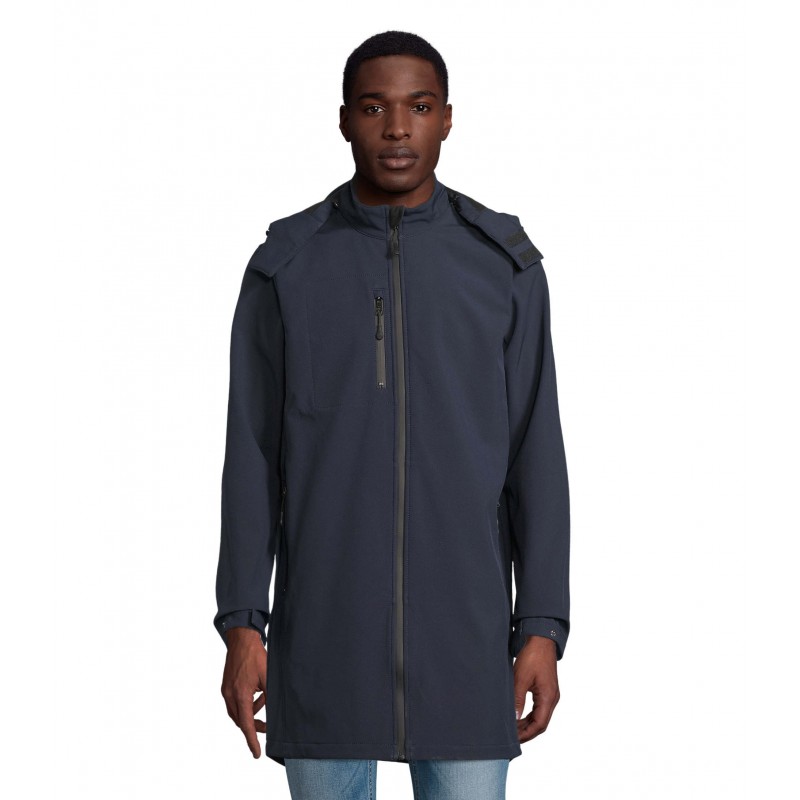 Neoblu - Manteau long softshell homme ACHILLE MEN - Nuit