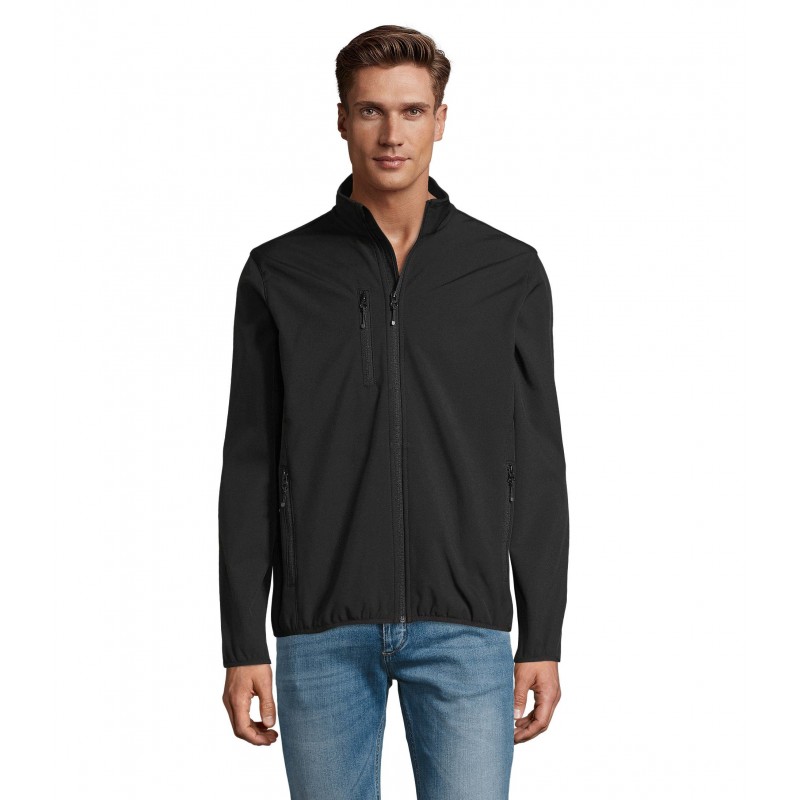 Sol's - Veste homme zippée softshell RADIAN MEN - Noir