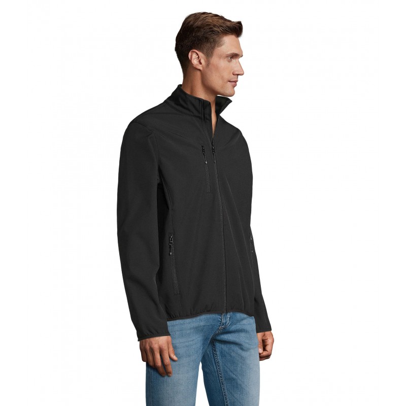 Sol's - Veste homme zippée softshell RADIAN MEN - Noir