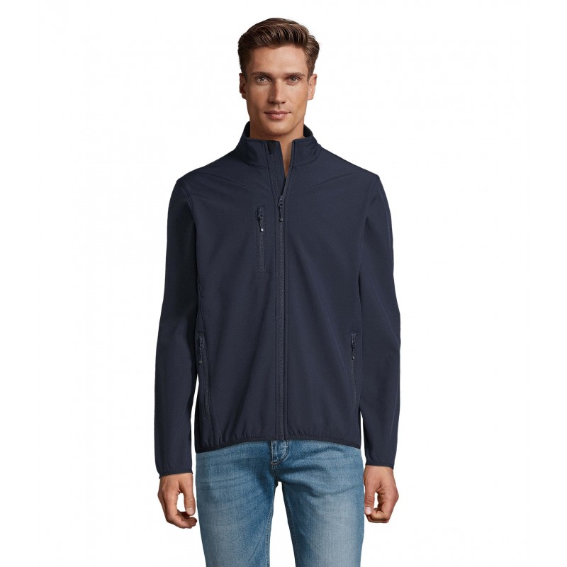 Sol's - Veste homme zippée softshell RADIAN MEN - Bleu Abysse