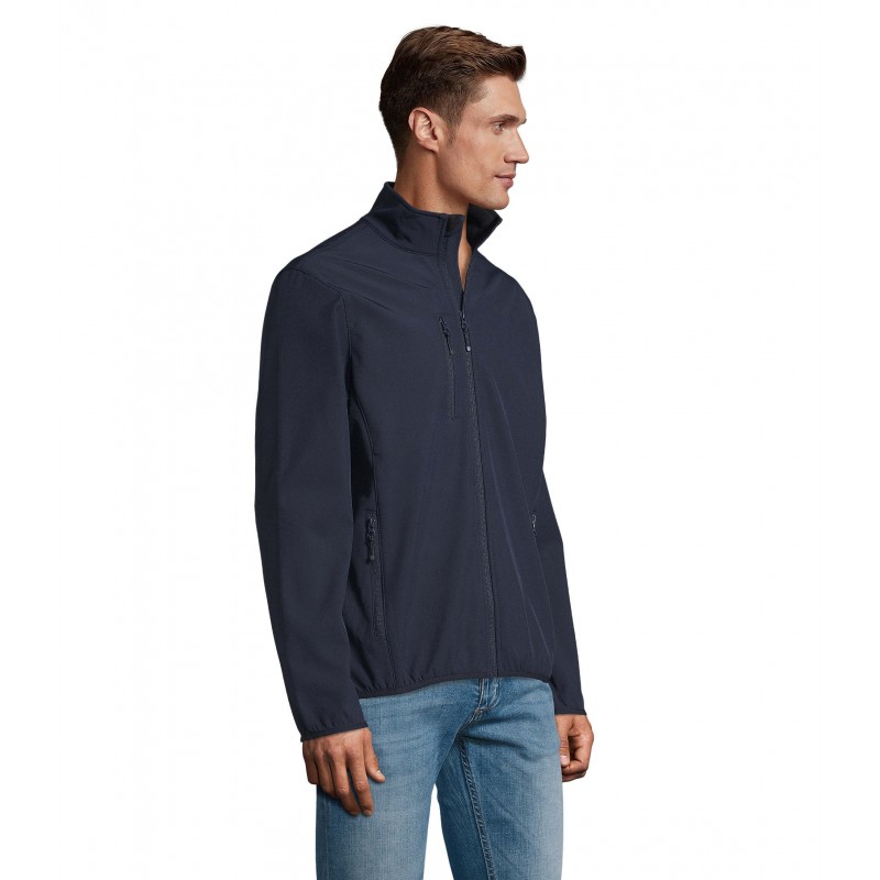 Sol's - Veste homme zippée softshell RADIAN MEN - Bleu Abysse