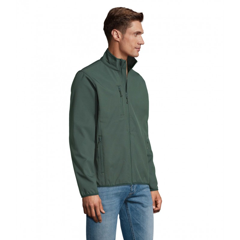 Sol's - Veste homme zippée softshell RADIAN MEN - Vert Forêt