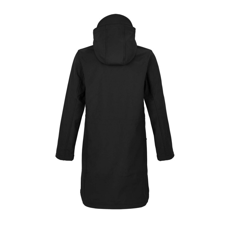 Neoblu - Manteau long softshell femme ACHILLE WOMEN - Noir Profond