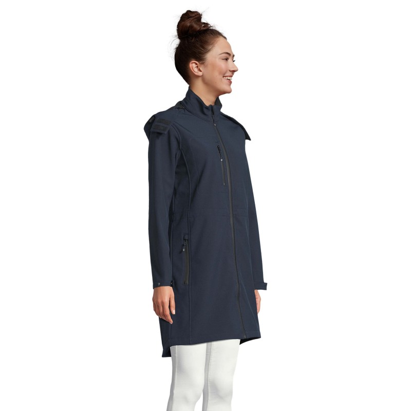 Neoblu - Manteau long softshell femme ACHILLE WOMEN - Nuit