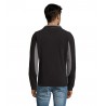 Sol's - Veste polaire bicolore zippée homme NORDIC - Noir