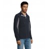 Sol's - Veste polaire bicolore zippée homme NORDIC - Marine