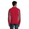 Sol's - Veste polaire bicolore zippée homme NORDIC - Rouge