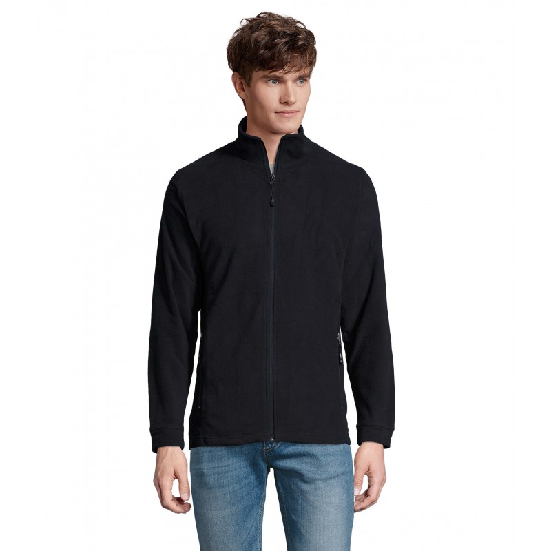 Sol's - Veste micropolaire zippée homme NOVA MEN - Marine
