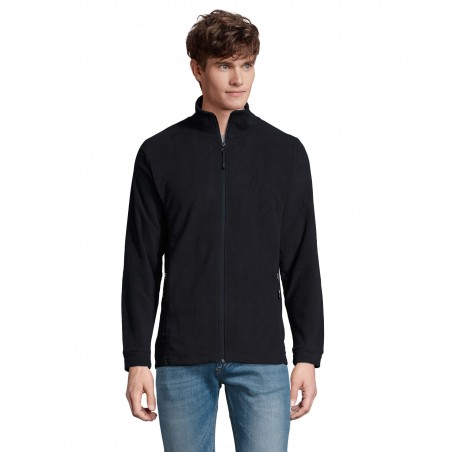Sol's - Veste micropolaire zippée homme NOVA MEN - Marine
