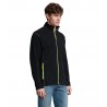 Sol's - Veste micropolaire zippée homme NOVA MEN - Marine / Vert Pomme