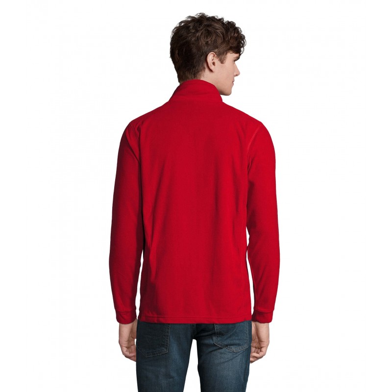 Sol's - Veste micropolaire zippée homme NOVA MEN - Rouge