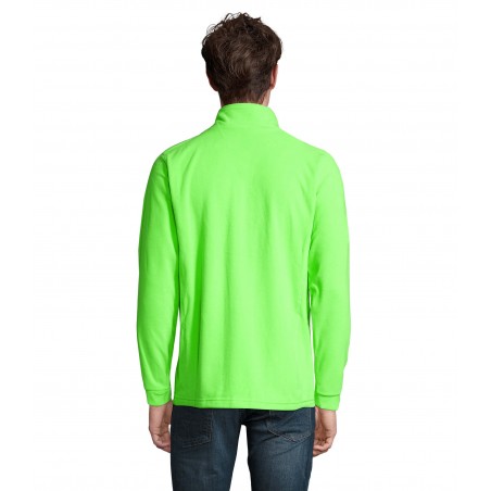 Sol's - Veste micropolaire zippée homme NOVA MEN - Vert Fluo