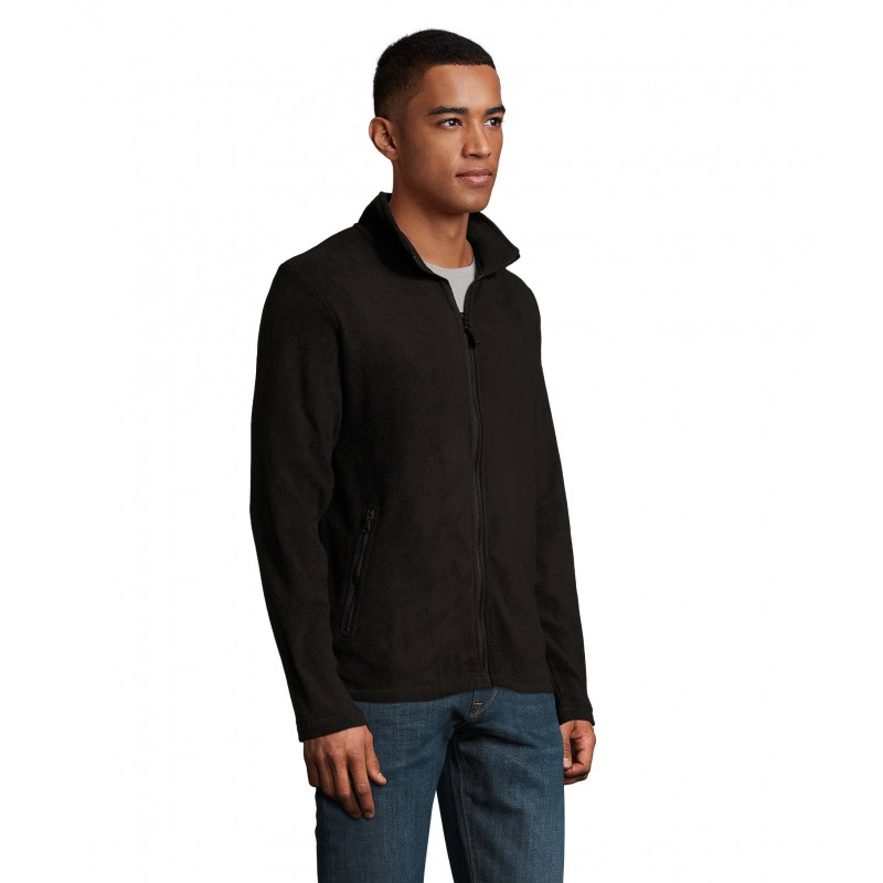 Sol's - Veste polaire homme zippée NORMAN MEN - Noir