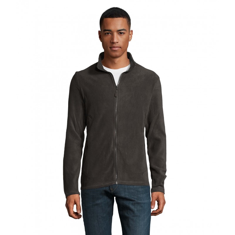 Sol's - Veste polaire homme zippée NORMAN MEN - Anthracite
