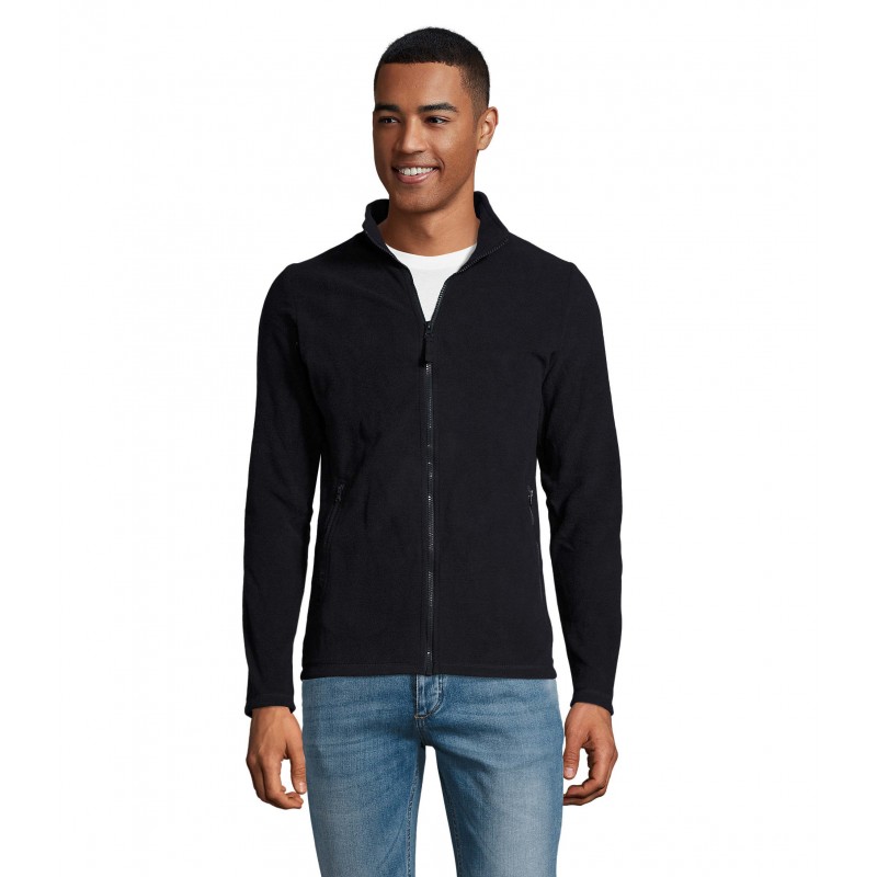 Sol's - Veste polaire homme zippée NORMAN MEN - Marine