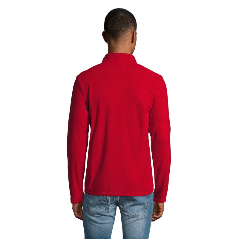 Sol's - Veste polaire homme zippée NORMAN MEN - Rouge