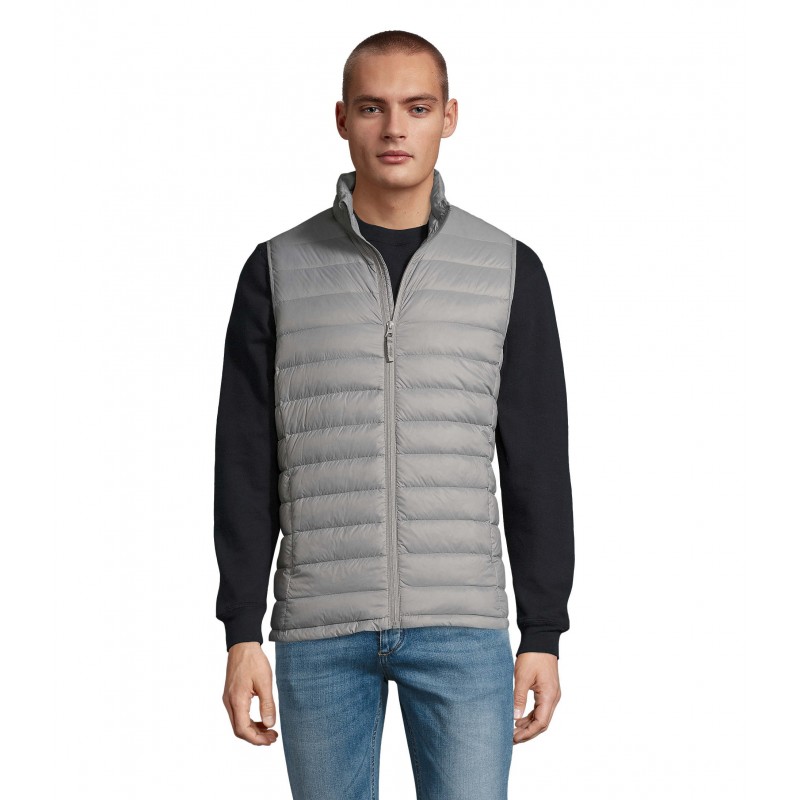 Sol's - Doudoune ultra light sans manches homme WILSON BW MEN - Gris Métal