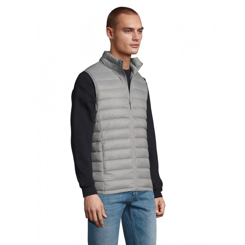 Sol's - Doudoune ultra light sans manches homme WILSON BW MEN - Gris Métal