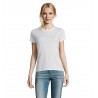 Sol's - Tee-shirt femme col rond IMPERIAL WOMEN - Blanc