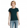 Sol's - Tee-shirt femme col rond IMPERIAL WOMEN - Bleu Pétrole