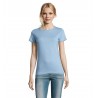 Sol's - Tee-shirt femme col rond IMPERIAL WOMEN - Ciel