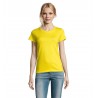 Sol's - Tee-shirt femme col rond IMPERIAL WOMEN - Citron