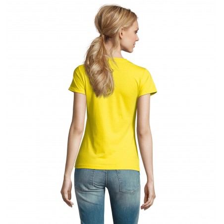 Sol's - Tee-shirt femme col rond IMPERIAL WOMEN - Citron