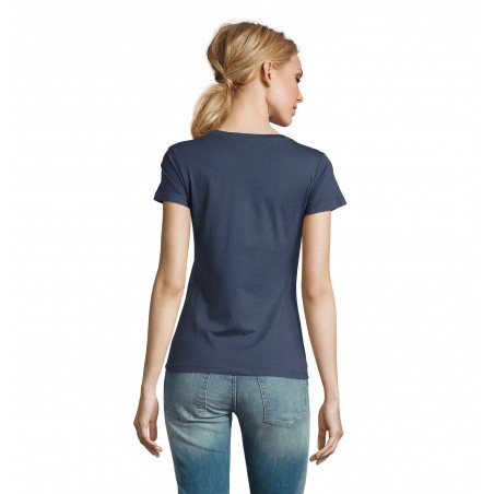 Sol's - Tee-shirt femme col rond IMPERIAL WOMEN - Denim