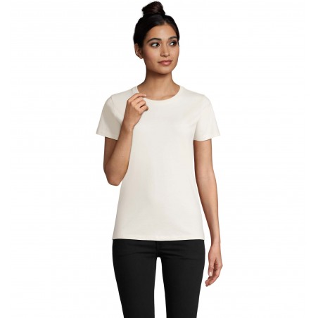 Sol's - Tee-shirt femme col rond IMPERIAL WOMEN - Ecru
