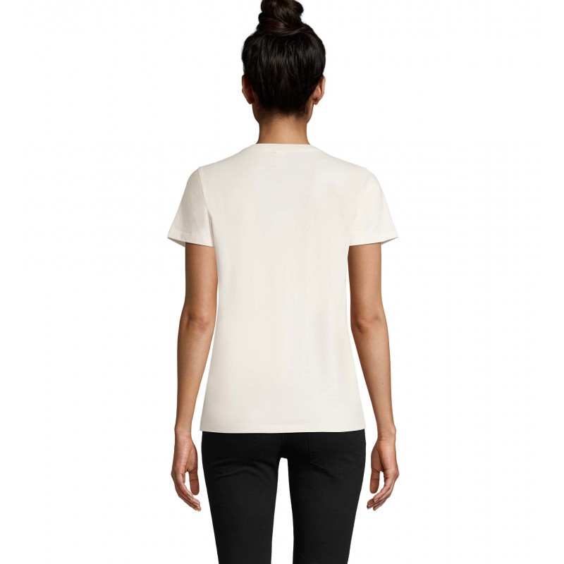 Sol's - Tee-shirt femme col rond IMPERIAL WOMEN - Ecru