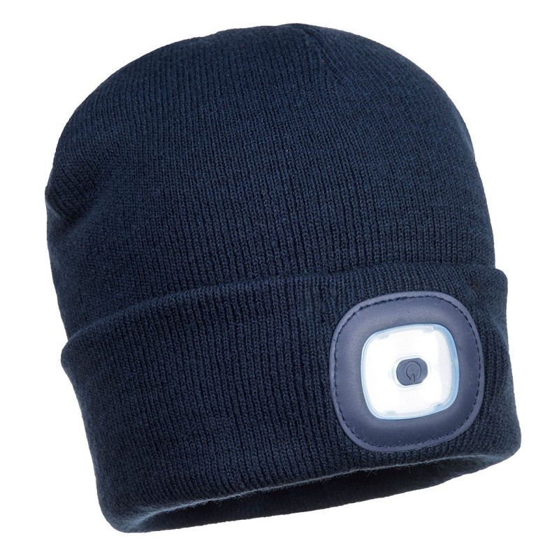 Portwest - Bonnet Beanie avec LED rechargeable - B029