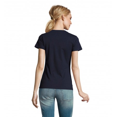 Sol's - Tee-shirt femme col rond IMPERIAL WOMEN - French Marine
