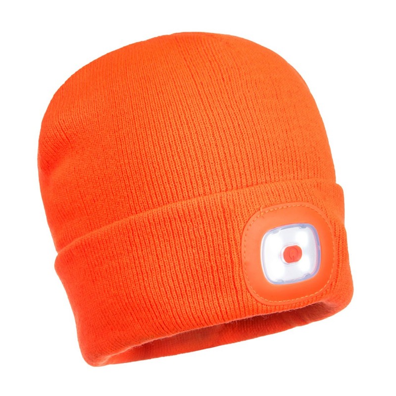 Portwest - Bonnet Beanie avec LED rechargeable - B029