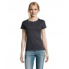 Sol's - Tee-shirt femme col rond IMPERIAL WOMEN - Gris Souris