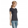 Sol's - Tee-shirt femme col rond IMPERIAL WOMEN - Gris Souris