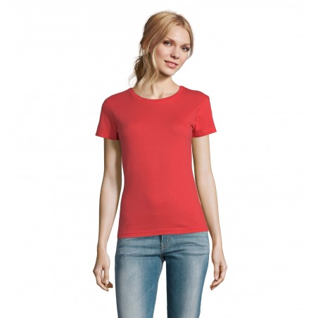 Sol's - Tee-shirt femme col rond IMPERIAL WOMEN - Hibiscus