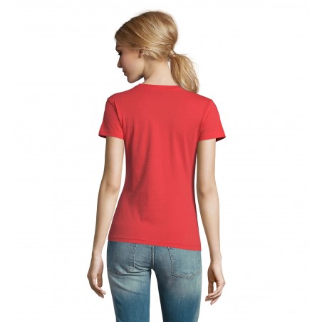 Sol's - Tee-shirt femme col rond IMPERIAL WOMEN - Hibiscus