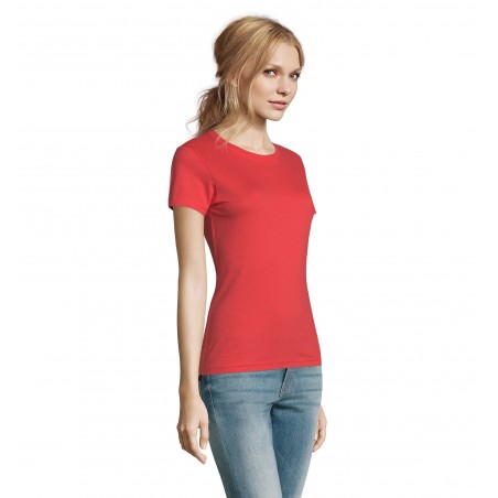 Sol's - Tee-shirt femme col rond IMPERIAL WOMEN - Hibiscus