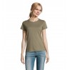 Sol's - Tee-shirt femme col rond IMPERIAL WOMEN - Kaki