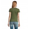 Sol's - Tee-shirt femme col rond IMPERIAL WOMEN - Kaki Foncé
