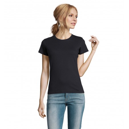 Sol's - Tee-shirt femme col rond IMPERIAL WOMEN - Marine