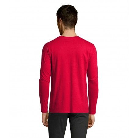 Sol's - Tee-shirt homme manches longues IMPERIAL LSL MEN - Rouge