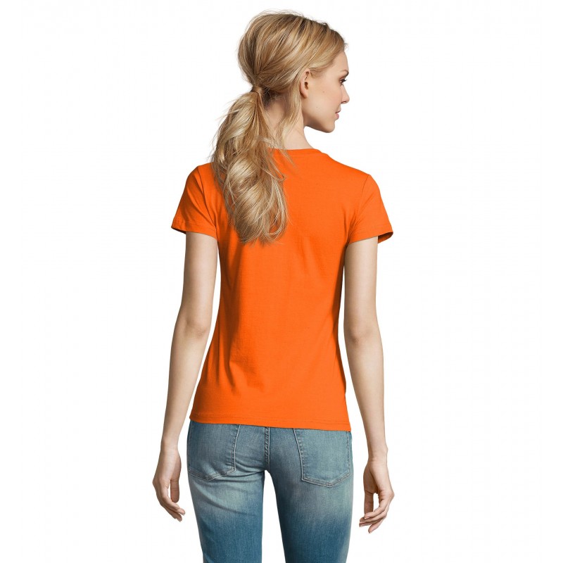 Sol's - Tee-shirt femme col rond IMPERIAL WOMEN - Orange