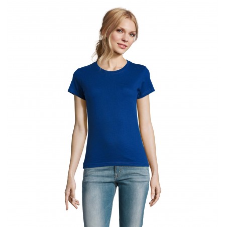 Sol's - Tee-shirt femme col rond IMPERIAL WOMEN - Outremer