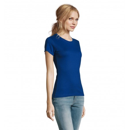Sol's - Tee-shirt femme col rond IMPERIAL WOMEN - Outremer
