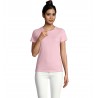 Sol's - Tee-shirt femme col rond IMPERIAL WOMEN - Rose Bonbon