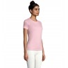 Sol's - Tee-shirt femme col rond IMPERIAL WOMEN - Rose Bonbon