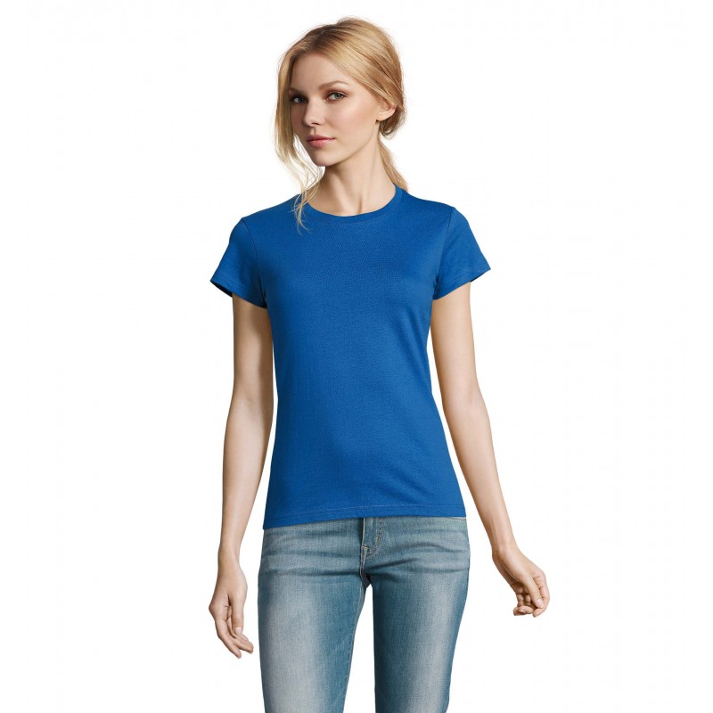 Sol's - Tee-shirt femme col rond IMPERIAL WOMEN - Royal